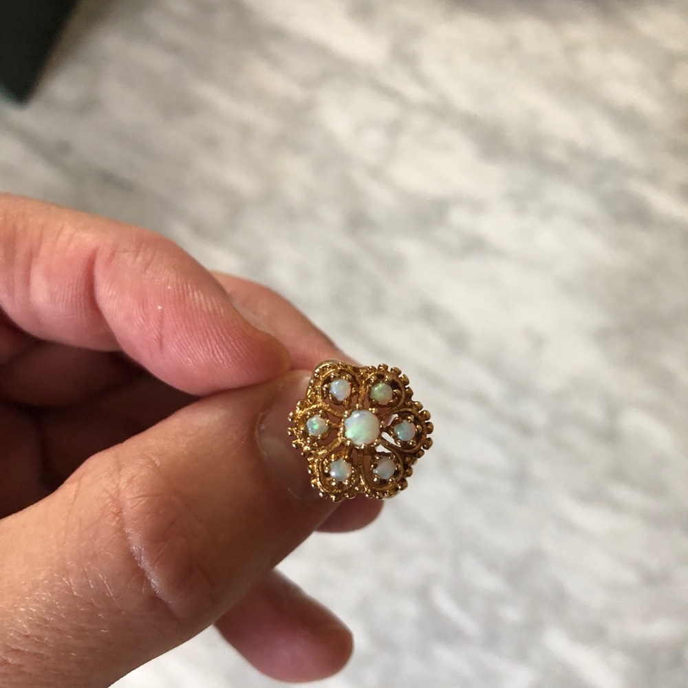 14k Gold SKAL Australian opal - Picture 6 of 8
